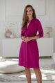 Tehotenské šaty na dojčenie Loop Dress 7/8 Fuchsia