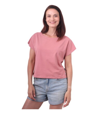 Jožánek Crop top tričko Edita, starorůžové S/M